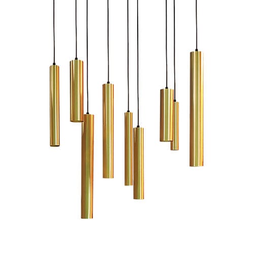 Hängelampe - TUBULARS - BOHEME DESIGN - Metall / modern / mit Kabel