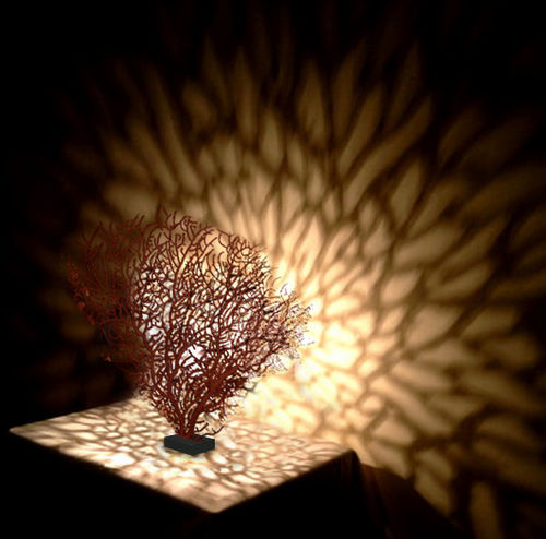 Tischlampe - CORAL - BOHEME DESIGN - Metall / originelles Design / mit Kabel