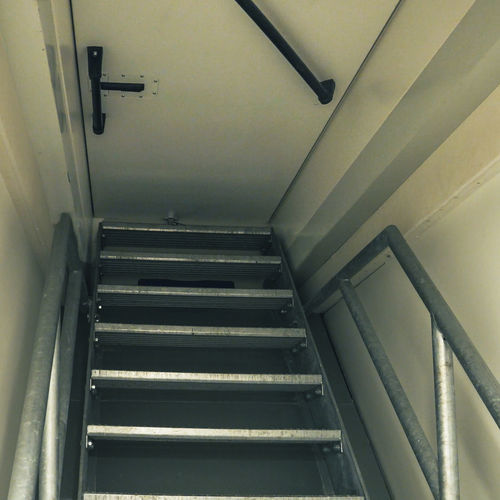 Leiter für Dachzugang - Fixed Stairs - Staka - stationär / Aluminium / Industrie