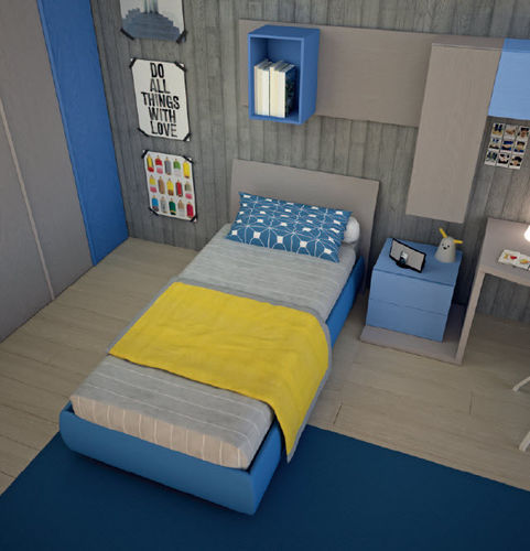 Modernes Bett - VELA - Mob. Granzotto - für Kinder / für Jungen / Holz
