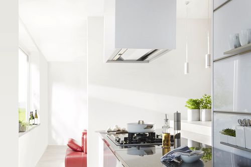 Inseldunstabzug - FIRSTLINE FAN - Berbel - mit integrierter Beleuchtung