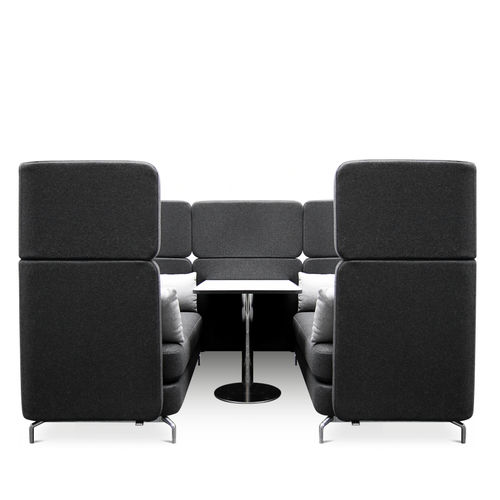 Modernes Sofa - W-LOUNGE - Wagner - Eine Marke der Topstar GmbH - Wolle / Leder / Hochlehner