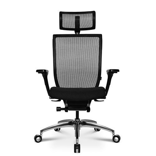 Moderner Bürosessel - TITAN 10 - Wagner - Eine Marke der Topstar GmbH - Stoff / Leder / Aluminium