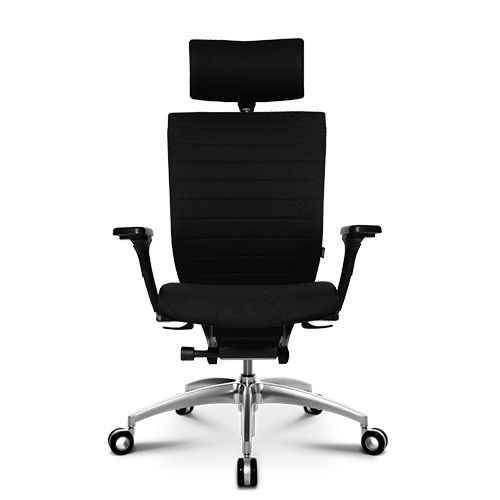 Moderner Bürosessel - TITAN 20 - Wagner - Eine Marke der Topstar GmbH - Stoff / Aluminium / mit Kopfstütze