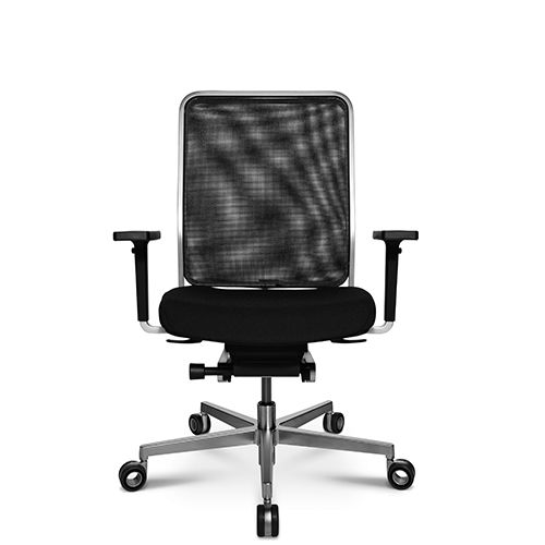 Moderner Bürosessel - W-1 LOW - Wagner - Eine Marke der Topstar GmbH - Netz / Leder / Stahl
