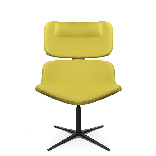 Moderner Kaminsessel - W-LOUNGE SOUND - Wagner - Eine Marke der Topstar GmbH - Stoff / Leder / mit Fußstütze