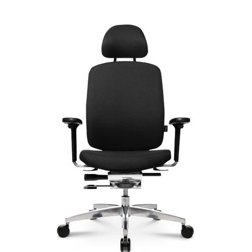 Moderner Chefsessel - ALUMEDIC 20 - Wagner - Eine Marke der Topstar GmbH - Leder / Stoff / Aluminium