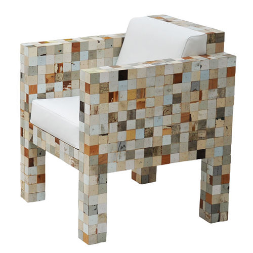 Moderner Sessel - 3890-4  - piet hein eek - Textil / aus wiederverwertetem Material