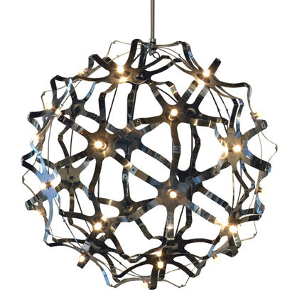 Hängelampe - 2975  - piet hein eek - Edelstahl / Stahl / originelles Design