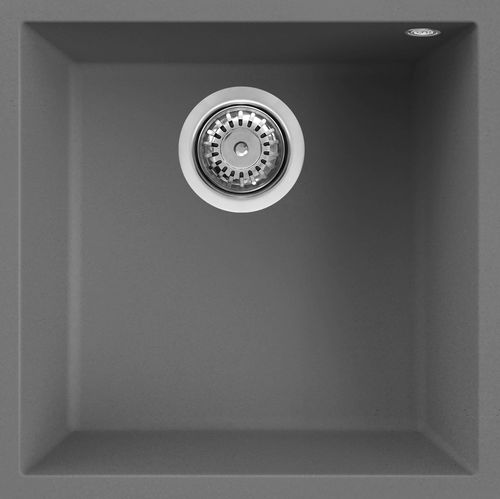 Einbeckenspüle - QUADRA 102 SOTTOTOP - ELLECI - ohne Abtropffläche / Verbundwerkstoff / Unterbau