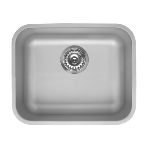 Einbeckenspüle - SPACE 500 R50 UNDERMOUNT - ELLECI - ohne Abtropffläche / Edelstahl / Unterbau