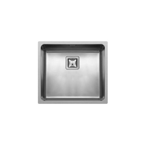 Einbeckenspüle - W-SQUARE 450 - ELLECI - ohne Abtropffläche / Edelstahl / einbaufähig