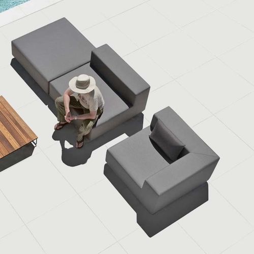 Modulsofa - LOOP  - april furniture - Eck / modern / für Garten