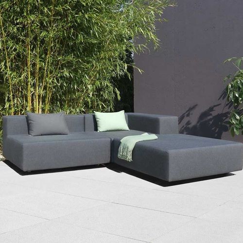 Modernes Lounge-Gartenmöbel - LOOP - april furniture - abperlendes Gewebe / Sunbrella® / Metall