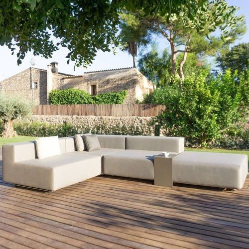 Modernes Lounge-Gartenmöbel - LOOP - april furniture - Stoff / für Privatgebrauch / für professionellen Einsatz