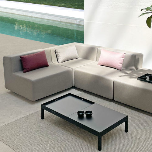 Ecksofa - LOOPY - april furniture - modern / für Außenbereich / für Garten