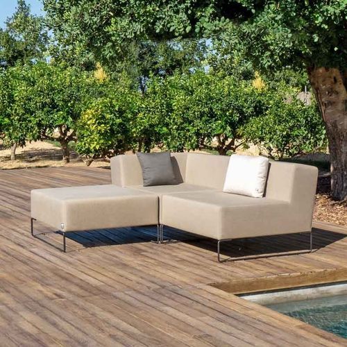Modernes Lounge-Gartenmöbel - JAM - april furniture - abperlendes Gewebe / Sunbrella® / Edelstahl