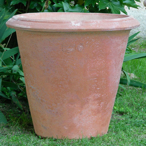 Terrakotta-Pflanzgefäß - PEJRONE - Terrecotte Poggi Ugo - konisch