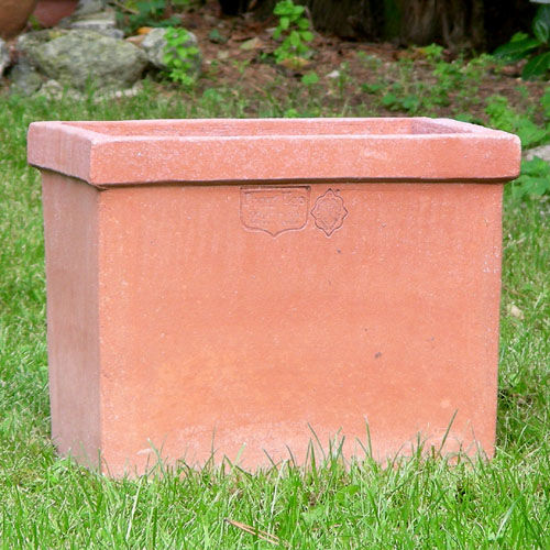 Terrakotta-Pflanzenkübel - LISCIA  - Terrecotte Poggi Ugo - rechteckig / klassisch / für Privatgebrauch
