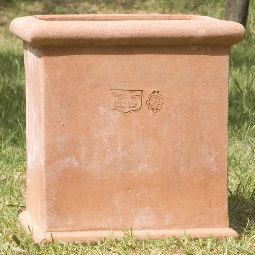 Terrakotta-Pflanzenkübel - ORLO   - Terrecotte Poggi Ugo - rechteckig / klassisch / für Privatgebrauch