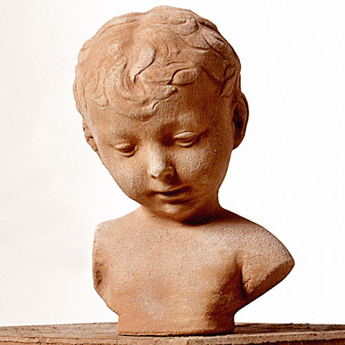 Terrakottaskulptur - BUSTO DI PUTTO - Terrecotte Poggi Ugo