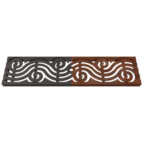 Abflussrinnen-Gitter / Gusseisen - ARGO  - Lateral Design Studio - für Pool / für öffentliche Bereiche / für Terrasse