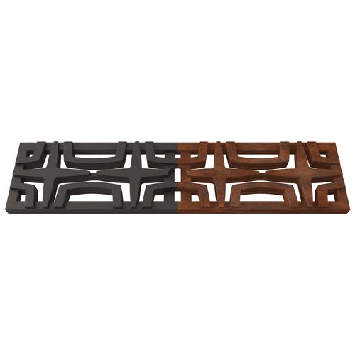 Abflussrinnen-Gitter / Gusseisen - CARBOCHON  - Lateral Design Studio - für Pool / für öffentliche Bereiche / für Terrasse