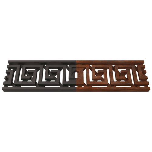 Abflussrinnen-Gitter / Gusseisen - GREEK KEY  - Lateral Design Studio - für Pool / für öffentliche Bereiche / für Terrasse