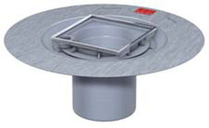 Edelstahl-Bodenablauf - ACO SQUARE GULLY TOP (WETROOM) - Lateral Design Studio - Polypropylen / quadratisch / rund
