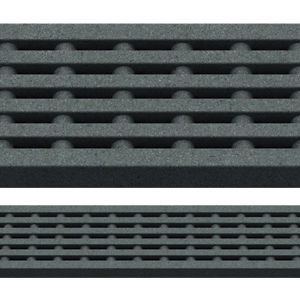 Gitter-Abflussrinne - JONITE: INTERLACE - Lateral Design Studio - Stein / Tür