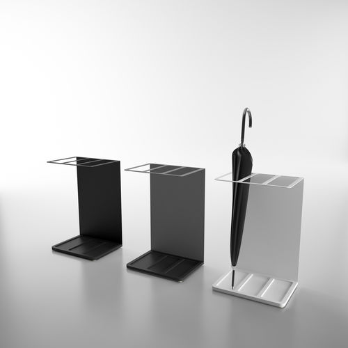 Polyethylen-Schirmständer - FORREIN - Systemtronic - galvanisiertem Stahl