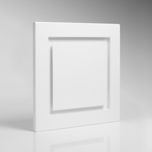 Deckenmontierter Luftdiffusor - THREE - Tecanno GmbH - wandmontiert / quadratisch / Stahlblech