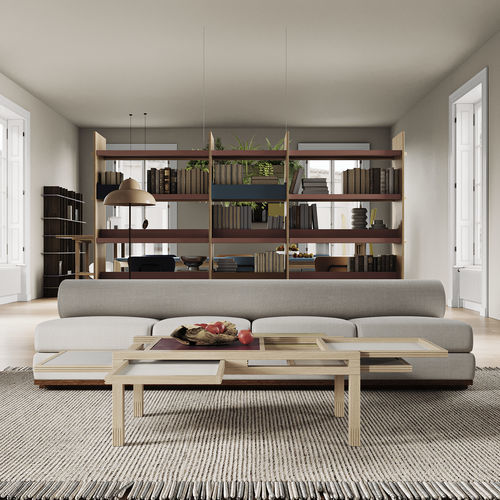 Modul-Bücherregal - Abaco - Sculptures Jeux - modern / für Hotels / für öffentliche Einrichtungen