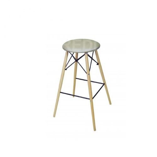 Moderner Barhocker - TIM-SW - Redi - Gestell aus Buche / Polster