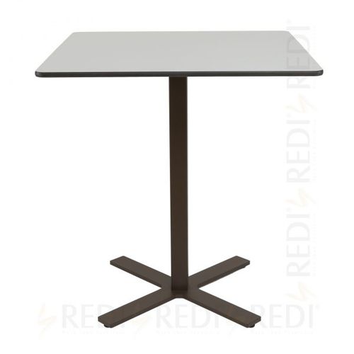 Moderner Tisch - XIS - Redi - aus lackiertem Metall / Gestell aus gestrichenem Metall / quadratisch