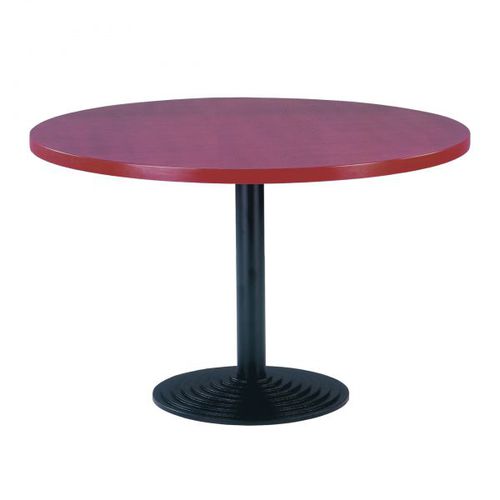 Moderner Tisch - 267 - Redi - Buche / Gestell aus Gusseisen / rund