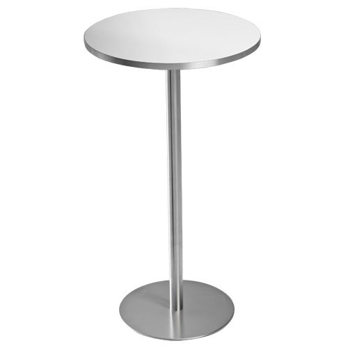 Moderner Stehtisch - NASTRA - Redi - Edelstahl / Gestell aus rostfreiem Edelstahl / rund