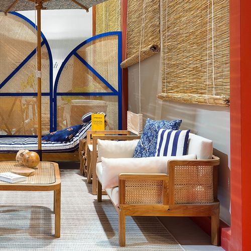 Modernes Sofa - Dual - Il Giardino di Legno - Stoff / mit Armlehnen / mit abnehmbarem Kissen