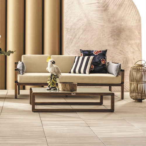 Modernes Sofa - Dual - Il Giardino di Legno - für Außenbereich / Stoff / mit Armlehnen