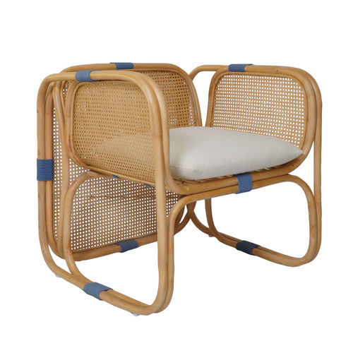 Moderner Sessel - Capriccio - Il Giardino di Legno - Stoff / Rattan / Bambus