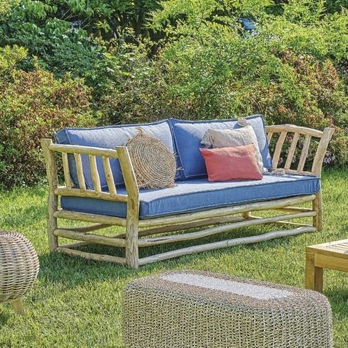 Modernes Sofa - Serengeti - Il Giardino di Legno - Stoff / mit Armlehnen / mit abnehmbarem Kissen