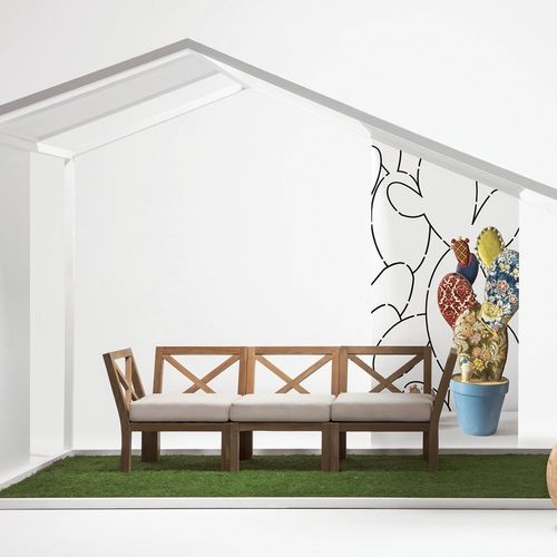 Modulsofa - Venezia - Il Giardino di Legno - modern / für Garten / Stoff