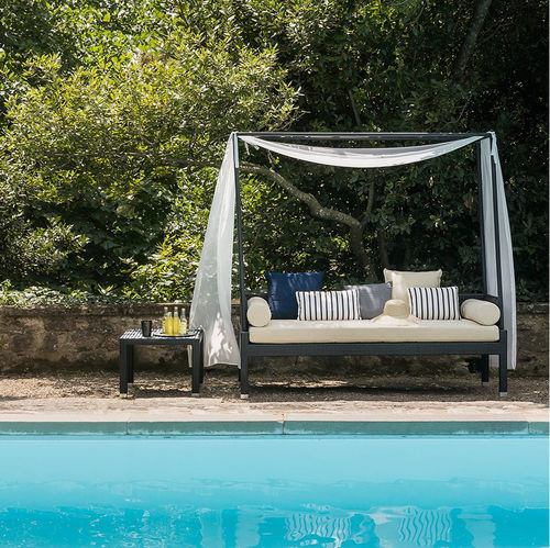 Modernes Sofa - Maui - Il Giardino di Legno - für Garten / Stoff / mit Armlehnen