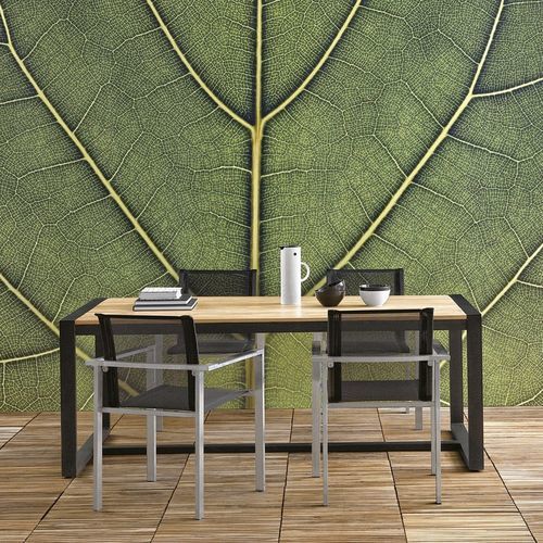 Moderner Esstisch - Otto - Il Giardino di Legno - Teakholz / Gestell aus Aluminium / rechteckig
