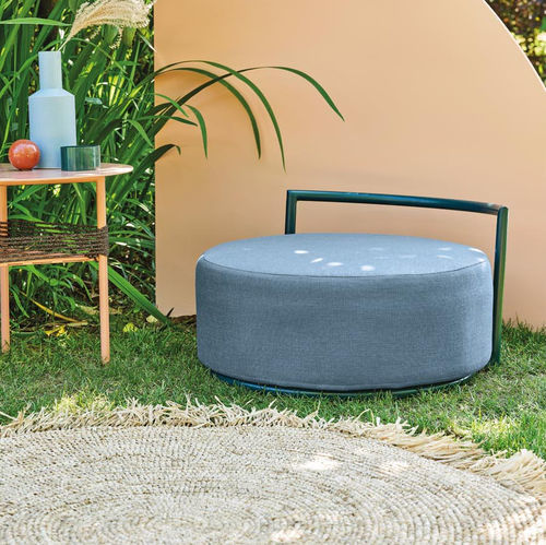 Moderne Ottomane - Antipodi - Il Giardino di Legno - Stoff / Metall / rund