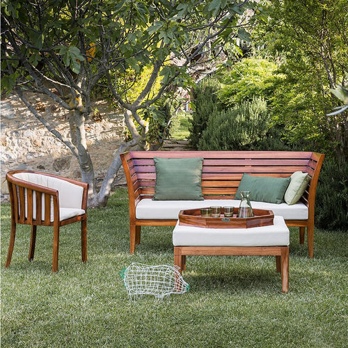 Teakholz-Serviertablett - Georgetown - Il Giardino di Legno - für Privatgebrauch