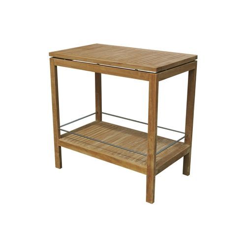Moderner Konsolentisch - ACCT5802 - Il Giardino di Legno - Teakholz / Gestell aus Teakholz / rechteckig