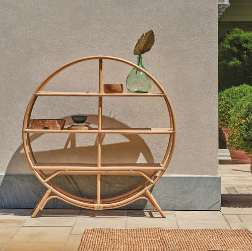 Modernes Regal - Desire - Il Giardino di Legno - Rattan / für Außenbereich / mit Stauraum