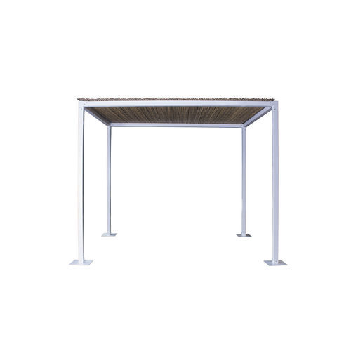 Selbsttragende Pergola - Luie - Il Giardino di Legno - Aluminium / mit Sonnenschutzlamellen / modern