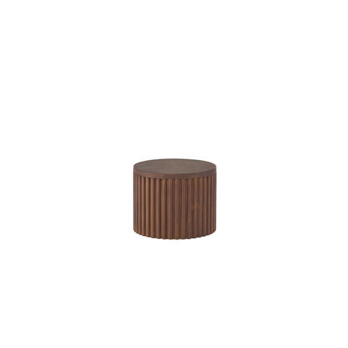 Design-Couchtisch - GRIS04J5 - Il Giardino di Legno - Teakholz / Gestell aus Teakholz / rund